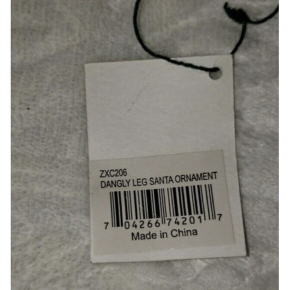 Metal Santa Claus Christmas Tree Ornament Saint Nick Happy Holidays Decorations - Picture 8 of 8